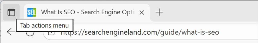 Title tag in use for searchengineland.com website